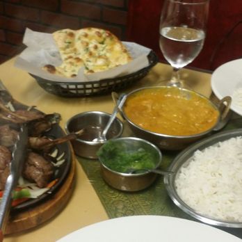 Slice of India - Chicken Korma, Basmati rice Garlic Naan - Indian Near Me - Clovis, California Slice of India - Chicken Korma, Basmati rice Garlic Naan - Indian Near Me - Clovis, California