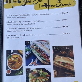 Thuong An Lac - Menu page 4/6 - Vegan Near Me - Honolulu, Hawaii