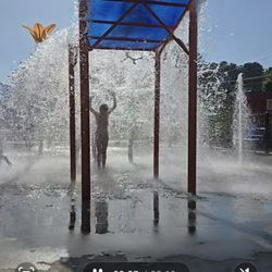 New River Trail Cabins - Splash pad