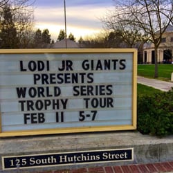 San Francisco Giants 2014 World Series Trophy Tour - Lodi - Welcome to Lodi!