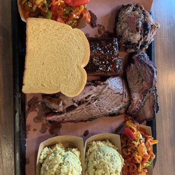 la Barbecue - Brisket, pork ribs, pulled pork, potato salad, kimchi slaw - Barbeque Near Me - Austin, Texas la Barbecue - Brisket, pork ribs, pulled pork, potato salad, kimchi slaw - Barbeque Near Me - Austin, Texas