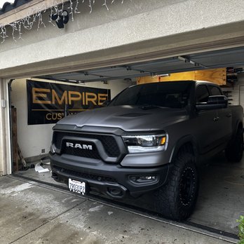 Empire Custom Wraps - Wrapped truck in the garage when I picked it up! - Vehicle Wraps Near Me - Temecula, California Empire Custom Wraps - Wrapped truck in the garage when I picked it up! - Vehicle Wraps Near Me - Temecula, California