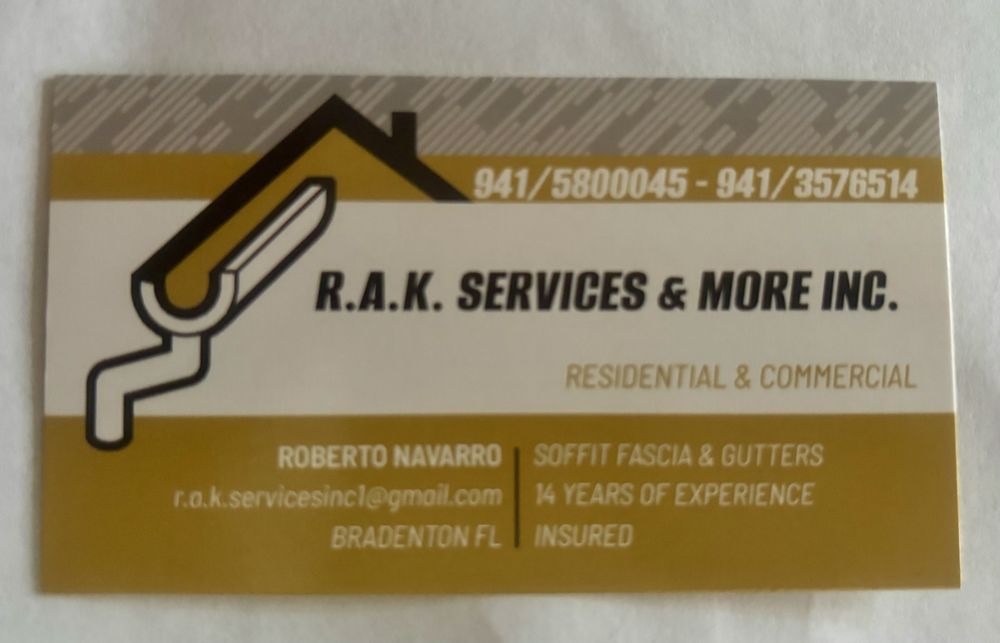 Slide of RAK Services & More