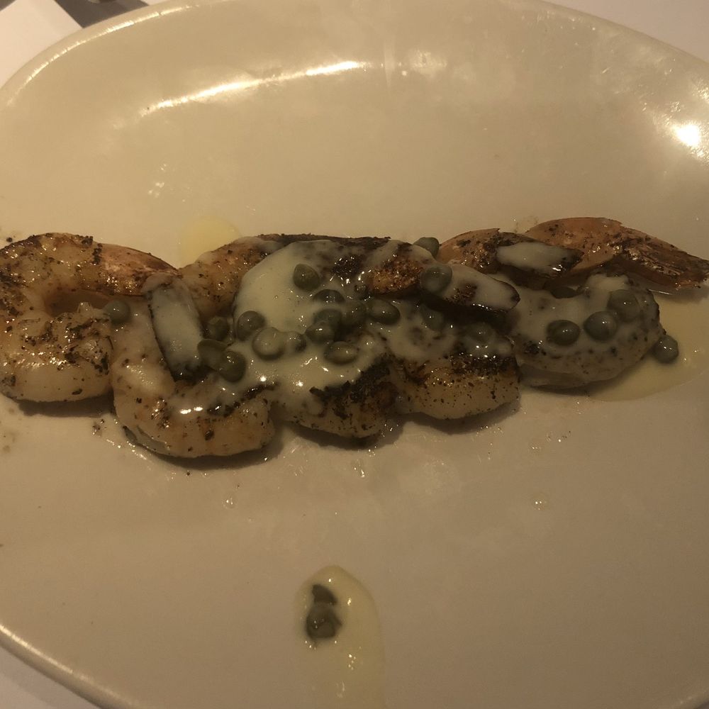 Shrimp with Lemon Caper Butter sauce