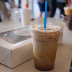 East Park Donuts & Coffee - Pumpkin iced latte