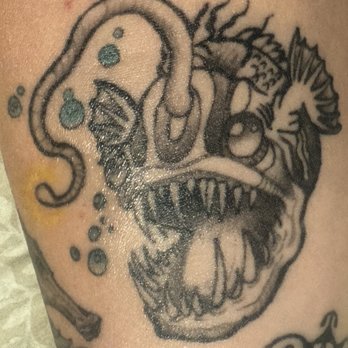 Ambitious ink - Angler fish - Tattoo Near Me - Fresno, California