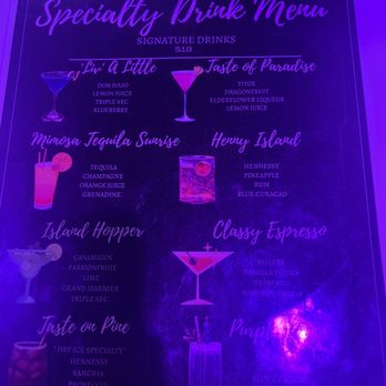 Taste on Pine  - Drink menu - Lounges Near Me - Atlanta, Georgia