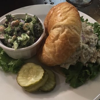 Coldwater Cafe - The chicken sandwich with broccoli and radon salad! - American Near Me - Tipp City, Ohio Coldwater Cafe - The chicken sandwich with broccoli and radon salad! - American Near Me - Tipp City, Ohio