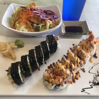 Asian Arch - Spider roll, yummy roll, and garden salad. - Chinese Near Me - St. Louis, Missouri Asian Arch - Spider roll, yummy roll, and garden salad. - Chinese Near Me - St. Louis, Missouri