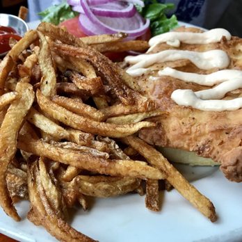 Insula - Fried Chicken Breast Sandwich and Fries - New American Near Me - Ely, Minnesota