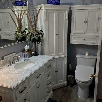 Coastline Renovations - Half Bath remodeled - General Contractors Near Me Coastline Renovations - Half Bath remodeled - General Contractors Near Me