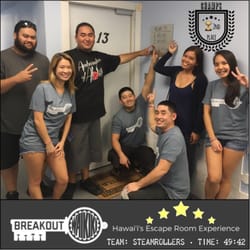 Breakout Waikiki - our goal time was 30 mins. but we still feel like a champ cause we landed 2nd place on the leader board.