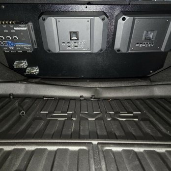 J's Tech Bay - Amps and Audio Control mounted behind seats - Car Stereo Installation Near Me - Sparks, Nevada