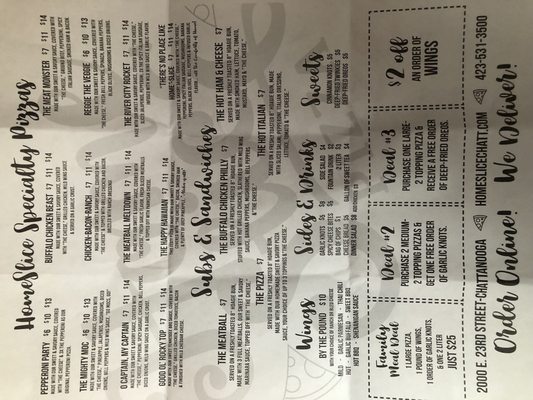 Menu photo 6 Chattanooga Pizza Co Chattanooga, TN Menu photo 6 Chattanooga Pizza Co Chattanooga, TN