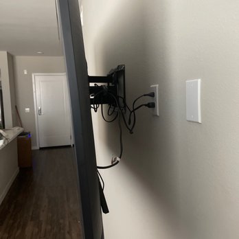 Nimas Assembly - Able to hide all cords behind tv - Furniture Assembly Near Me Nimas Assembly - Able to hide all cords behind tv - Furniture Assembly Near Me