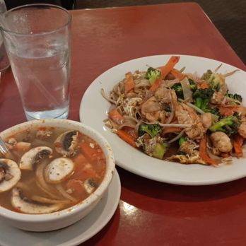 3 Ladies Thai Cuisine - Pad sew-eew noodles medium spice and tom yum soup medium spice without the cilantro. Excellent flavor and good portion sizes. - Thai Near Me - Florence, Kentucky 3 Ladies Thai Cuisine - Pad sew-eew noodles medium spice and tom yum soup medium spice without the cilantro. Excellent flavor and good portion sizes. - Thai Near Me - Florence, Kentucky