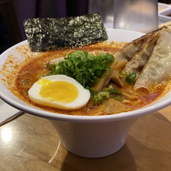 GoBistro - Curry Ramen with pork gyoza - Sushi Bars Near Me - Hollywood, Florida GoBistro - Curry Ramen with pork gyoza - Sushi Bars Near Me - Hollywood, Florida
