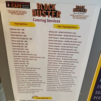 Blockbuster Cafe - Catering menu - Bakeries Near Me - Alpharetta, Georgia Blockbuster Cafe - Catering menu - Bakeries Near Me - Alpharetta, Georgia