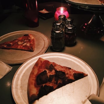 Home Slice Pizza - 1/2 eggplant parm and 1/2 pepperoni and mushroom. - Pizza Near Me - Austin, Texas Home Slice Pizza - 1/2 eggplant parm and 1/2 pepperoni and mushroom. - Pizza Near Me - Austin, Texas