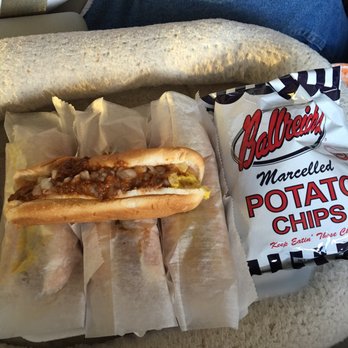 Jolly's - Chili dog and Ballreich's potato chips - Hot Dogs Near Me - Tiffin, Ohio Jolly's - Chili dog and Ballreich's potato chips - Hot Dogs Near Me - Tiffin, Ohio