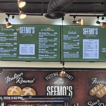 Seemo's Slices - Menu - Olive Oil Near Me - Albuquerque, New Mexico