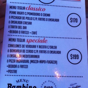 Teglia - Menú del día - Pizza Near Me - Buenos Aires, C