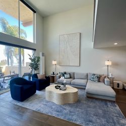 Sound of Home - Still swooning over our newly designed living room  Every detail came together perfectly--warm, inviting, and totally us.