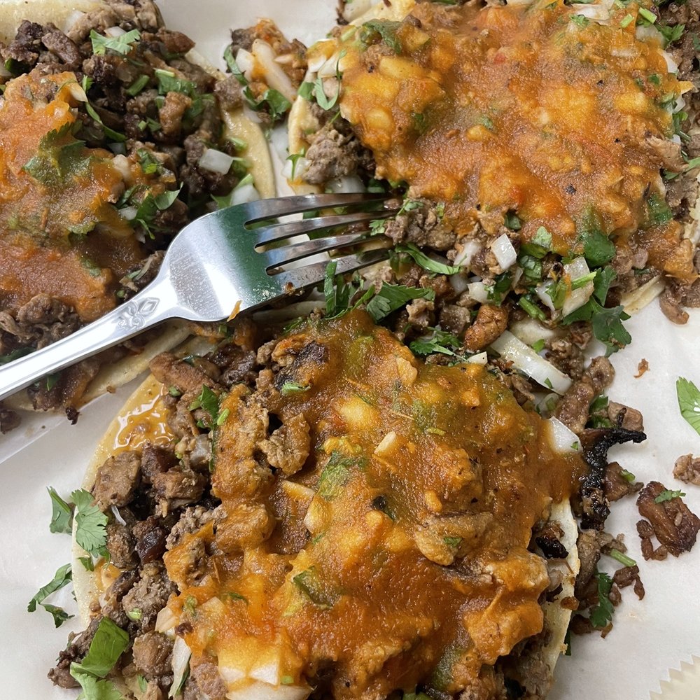 a plate of mexican food a plate of mexican food