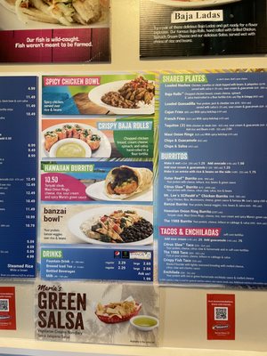 Menu photo 2 Wahoo's Los Alamitos, CA