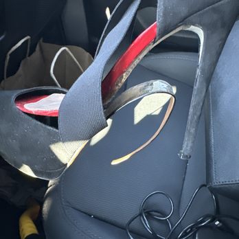 Master Shoe Repair - My shoe! Not dropped off with heel stripped off from its back - Shoe Repair Near Me - Rockville, Maryland Master Shoe Repair - My shoe! Not dropped off with heel stripped off from its back - Shoe Repair Near Me - Rockville, Maryland
