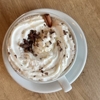 Flying Roadrunner Bakery - Hot chocolate vanilla chia - Coffee & Tea Near Me - Albuquerque, New Mexico Flying Roadrunner Bakery - Hot chocolate vanilla chia - Coffee & Tea Near Me - Albuquerque, New Mexico