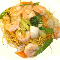GC Kitchen - GC Kitchen king prawn with crispy noodle