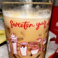 85°C Bakery Cafe-Eldridge Town Center - Large Vietnamese coffee $5.15 but with tax $5.57