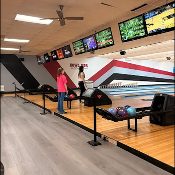 Bowl Mor Streator - Updated View of lanes and ball returns - Bowling Near Me - Streator, Illinois Bowl Mor Streator - Updated View of lanes and ball returns - Bowling Near Me - Streator, Illinois