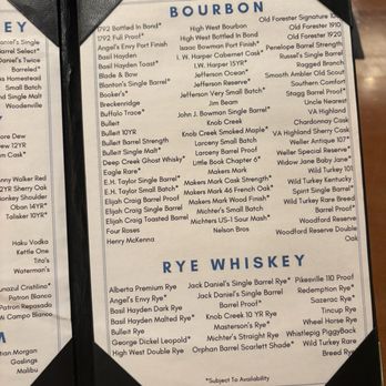 The Butcher's Son - Drink Menu - New American Near Me - Virginia Beach, Virginia