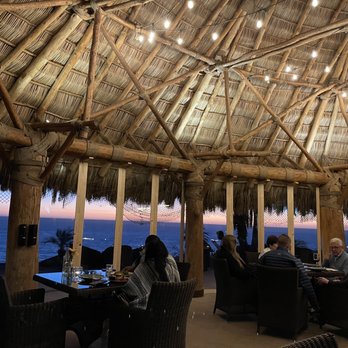 El Mirador Restaurant - They very nicely moved us under the palapa when it got cooler. After also draping cozy blankets over our shoulders. - Mexican Near Me - Todos Santos, BCS