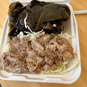 Maui Express - Lau Lau combo sans rice and Mac to save my diabetes carb temptation. - Hawaiian Near Me - La Mesa, California Maui Express - Lau Lau combo sans rice and Mac to save my diabetes carb temptation. - Hawaiian Near Me - La Mesa, California