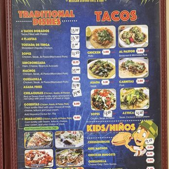 La Tortuga Loca - Menu on 1/27/2026 - Mexican Near Me - Wenatchee, Washington