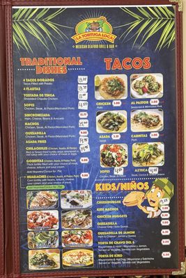 Menu photo 3 La Tortuga Loca Wenatchee, WA