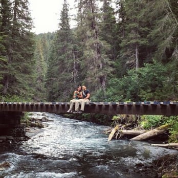 Winner Creek Trail - Great photo op if you have someone to take the photo for you. (They have to stand on a fallen log near the trail within trees) - Hiking Near Me - Girdwood, Alaska Winner Creek Trail - Great photo op if you have someone to take the photo for you. (They have to stand on a fallen log near the trail within trees) - Hiking Near Me - Girdwood, Alaska