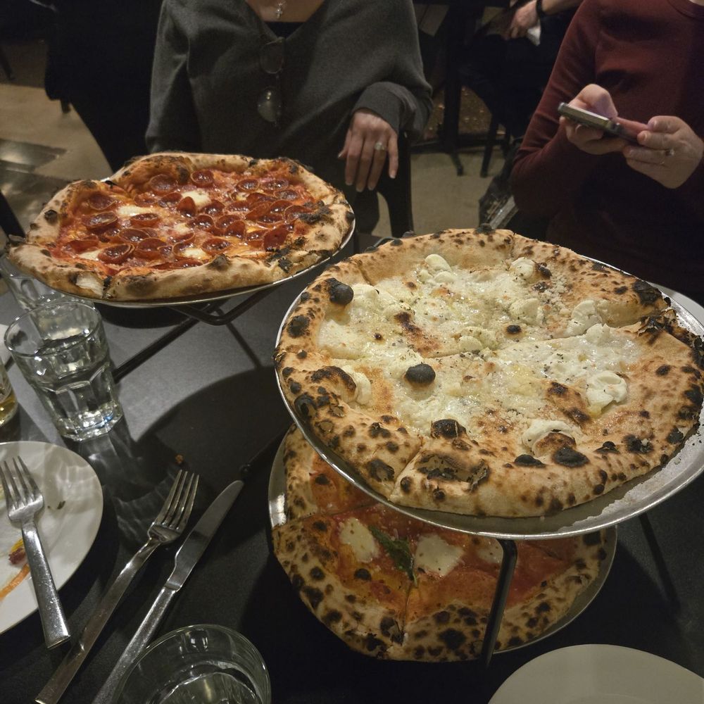 NYC Pepperoni, White Pie, Margherita Pie