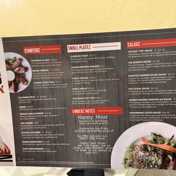 Emberz - Starters, small plates, & salads March 2026 - Wine Bars Near Me - Sonora, California