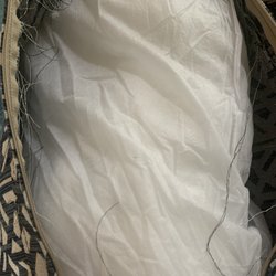 Havertys Furniture - Inside of the Jenna cushion 900 dollar chair cushion that is ready to be tossed after 6 months,Such poor quality. Jackie was no help!