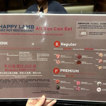 Happy Lamb Hot Pot - menu as of 12/24 - Mongolian Near Me - Falls Church, Virginia Happy Lamb Hot Pot - menu as of 12/24 - Mongolian Near Me - Falls Church, Virginia
