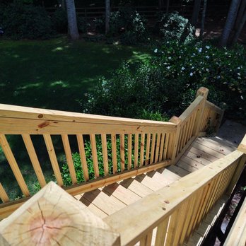 Georgia In Home Services - Deck stairs and landing - Damage Restoration Near Me - Atlanta, Georgia Georgia In Home Services - Deck stairs and landing - Damage Restoration Near Me - Atlanta, Georgia