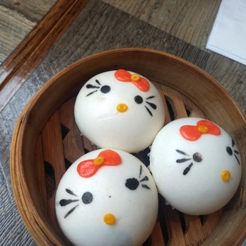 Dynasty Dim Sum - Hello Kitty buns - Dim Sum Near Me - New York, New York Dynasty Dim Sum - Hello Kitty buns - Dim Sum Near Me - New York, New York