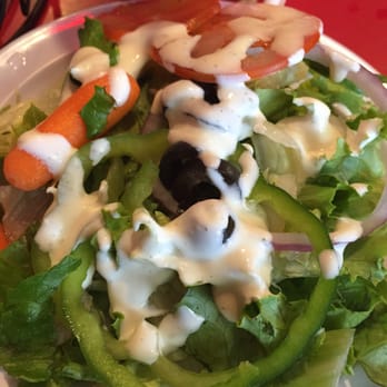 C Stop Pizza - Side salad with ranch dressing! - Pizza Near Me - Panguitch, Utah