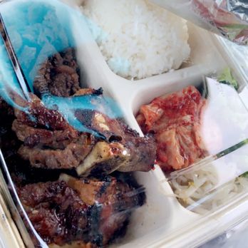 Mama Cho's BBQ - blugogi & oak kalbi rice plate w bulgogi cheese hoagie sammich!!! yummmzziiieeeee!!!! - Barbeque Near Me - Castro Valley, California