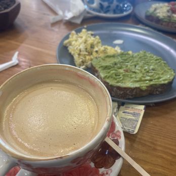 CFS Coffee - Large latte and avocado toast. - Coffee & Tea Near Me - Orlando, Florida