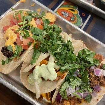 Lime & Salt Taco Bar - Blackened salmon taco, shrimp taco & papa chorizo taco - Tacos Near Me - Columbia, Maryland Lime & Salt Taco Bar - Blackened salmon taco, shrimp taco & papa chorizo taco - Tacos Near Me - Columbia, Maryland